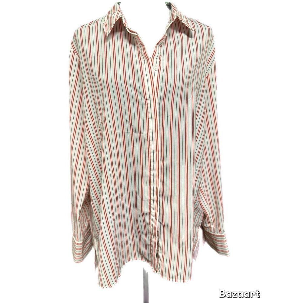 Zac & Rachel Stripped Button Down Shirt size XL